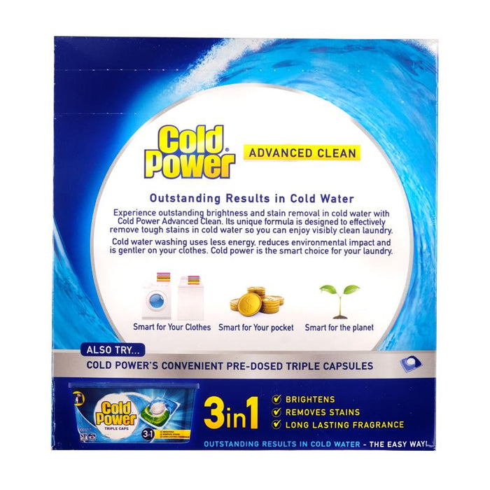 Cold Power 2kg Advance Clean Laundry Washing Powder