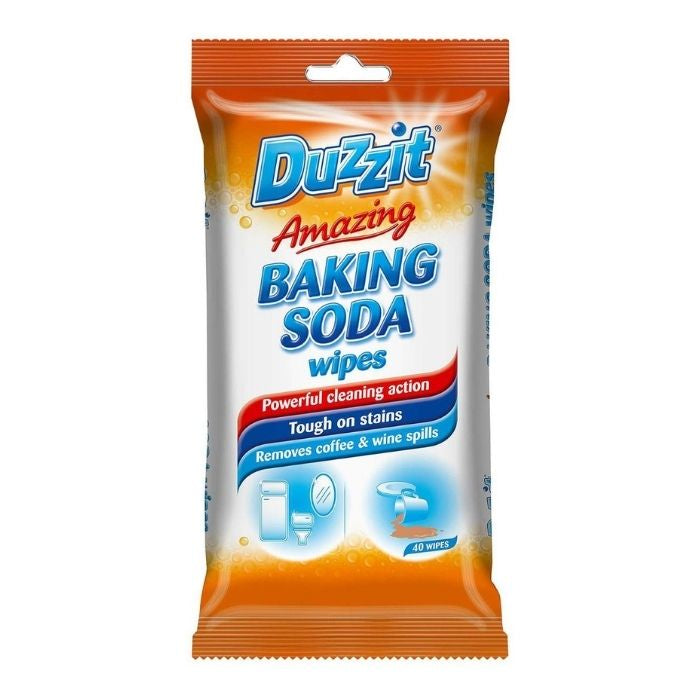 Duzzit, Amazing Baking Soda Wipes - Pack of 40