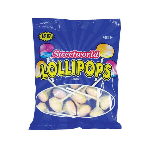 Sweet World Sherbert Lolly Pops