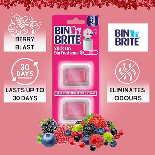 Bin Brite Stick On Bin Refresher - Berry Blast