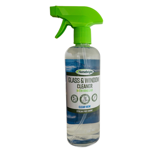 Homebright Eco Glass & Window Cleaner 500ml - With Vinegar