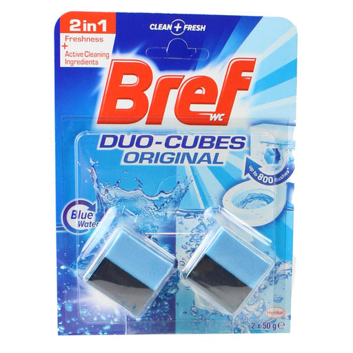 Bref Duo Cubes In Cistern Toilet Blocks 2 in 1 Twin Pack