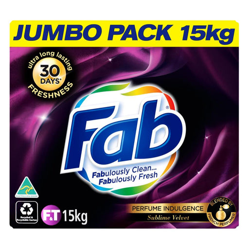 Fab MEGA Value 15KG Bulk Laundry Washing Powder