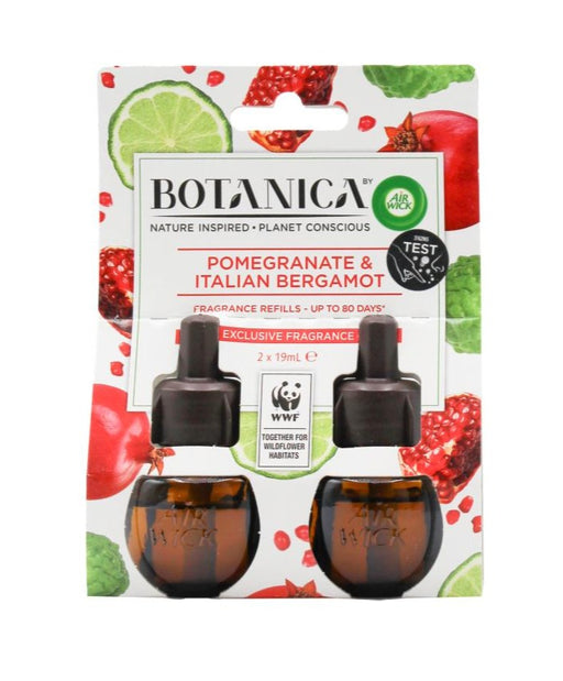Air Wick PK2 Botanica Fragrance Refills Pomegranate Italian Bergamot