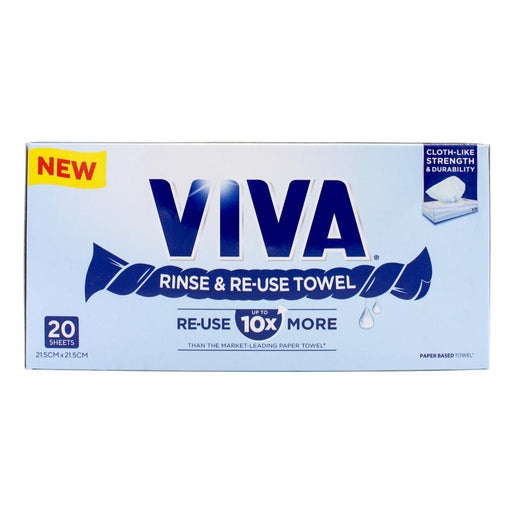 Viva Rinse & Reuse Sheet Paper Towel 20 PK