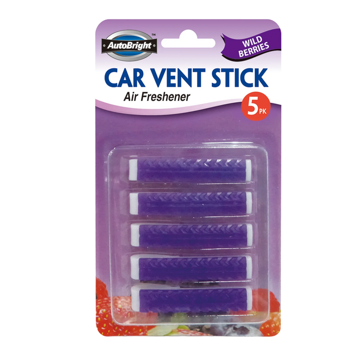 AutoBright Vent Stick Air Freshener - Wild Berries Scent
