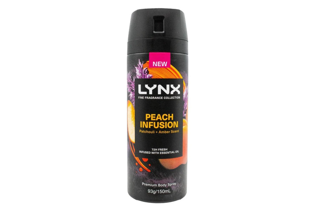 Lynx Fine Fragrance Body Spray Peach Infusion 150ml