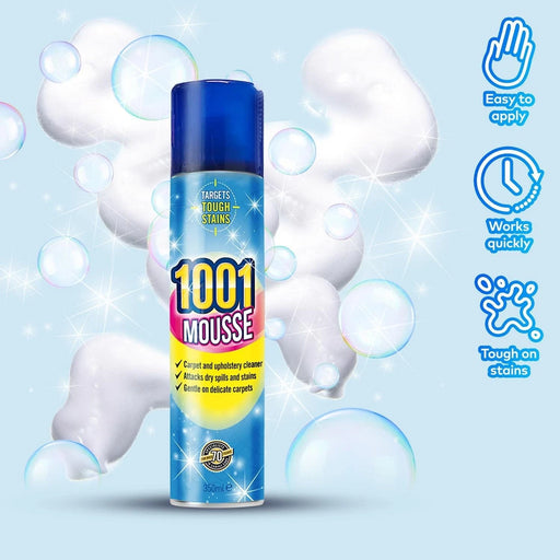 1001 Carpet Mousse 350ml - Targets Tough Stains