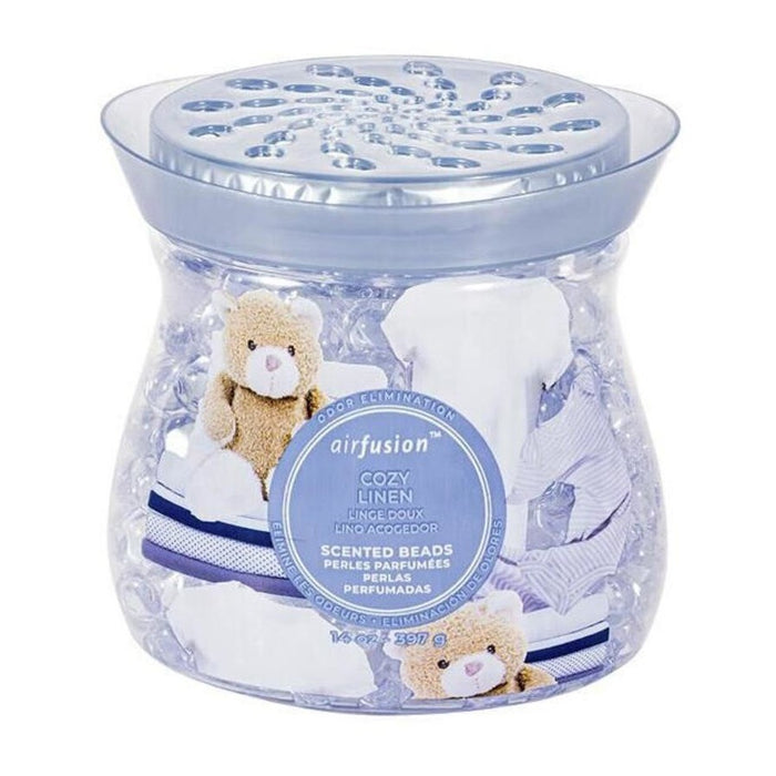 Air Fusion Crystal Scented Beads Cozy Linen 397g Room Freshener