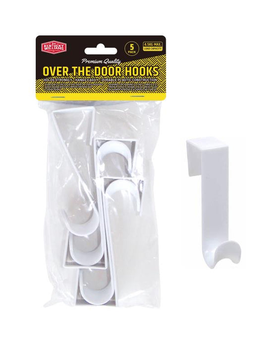Over The Door Hooks 5 Pack