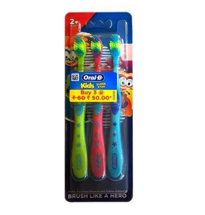 Oral B Kids Toothbrushes 3PK