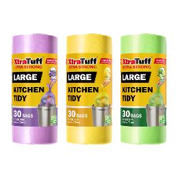 Xtra Tuff Garbage Bag bin Liner Scented 30 Pack Large