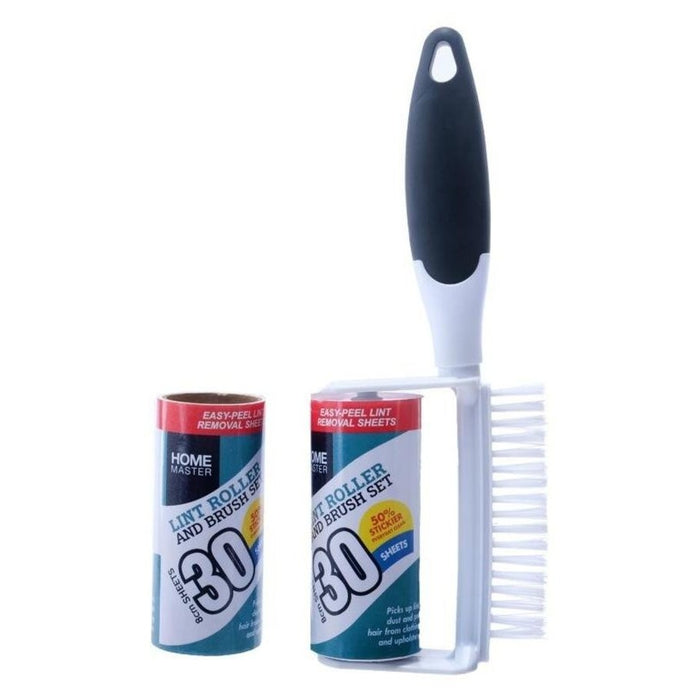 Brush & Lint Roller With 2 x 30 Sheets