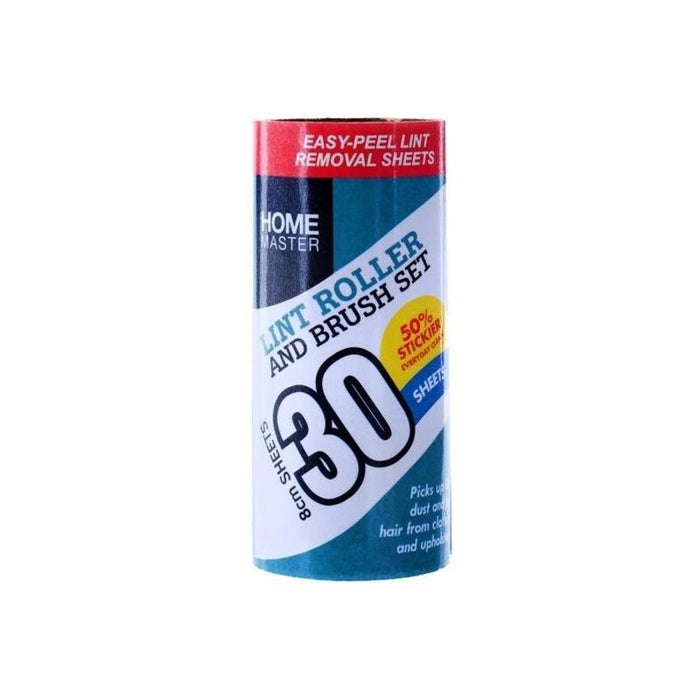 Brush & Lint Roller With 2 x 30 Sheets