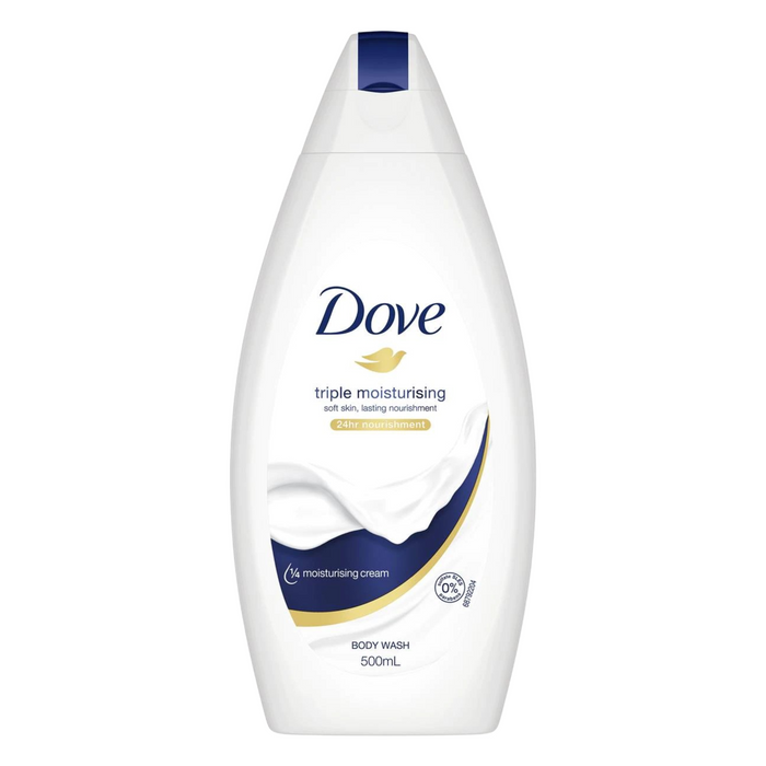 Dove Triple Moisturising 500ml Deeply Nourishing Body Wash