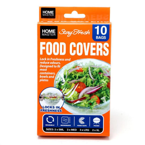 Elastic Food Covers 10 Pk
