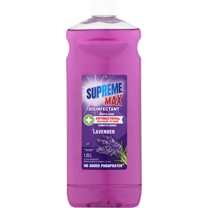 Supreme Disinfectant Lavender 1.25L