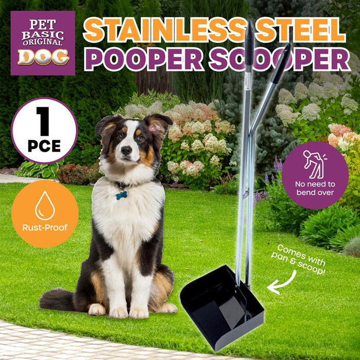 Stainless Steel Metal Pet Pooper Scooper *** LOCAL DELIVERY ONLY *** No postage available on this item