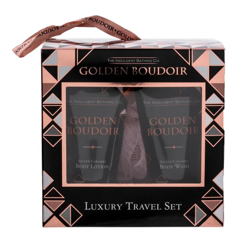 Luxury Golden Boudoir Salted Caramel Gift Set 2 Pce