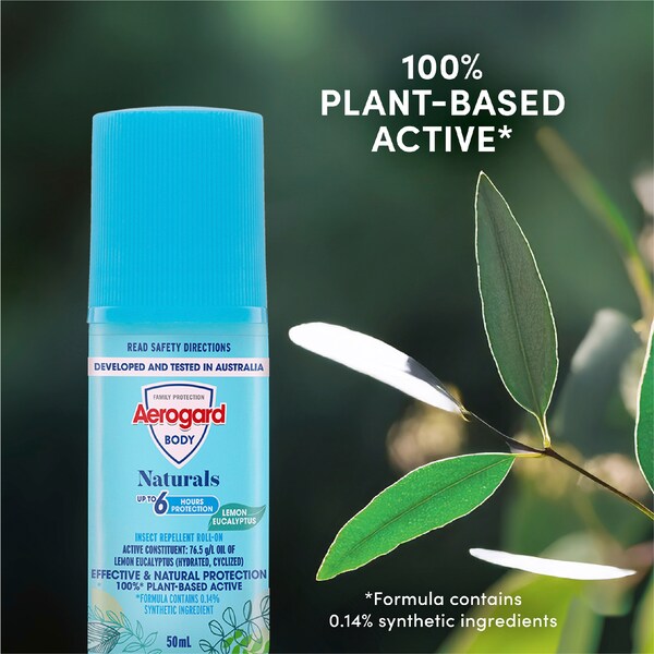 Aerogard Roll On Insect Repellent Lemon Eucalyptus 50ml