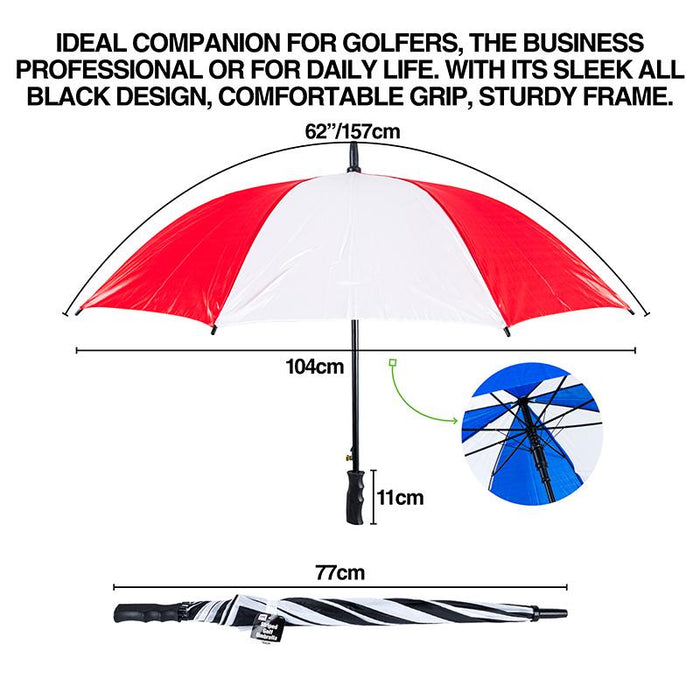 Umbrella Striped Golf 104cm
