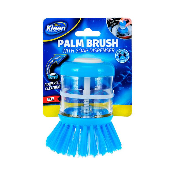 Palm Dish Brush With Soap Dispenser