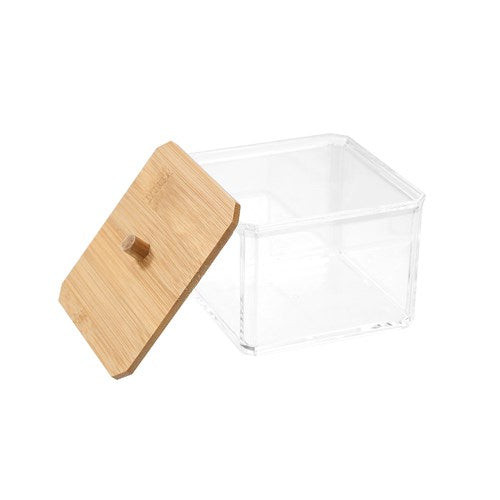 Bano Accessories Container With Bamboo Lid