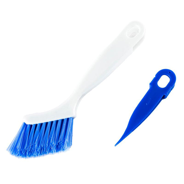 Sliding Door Brush With Scraper - 2pc