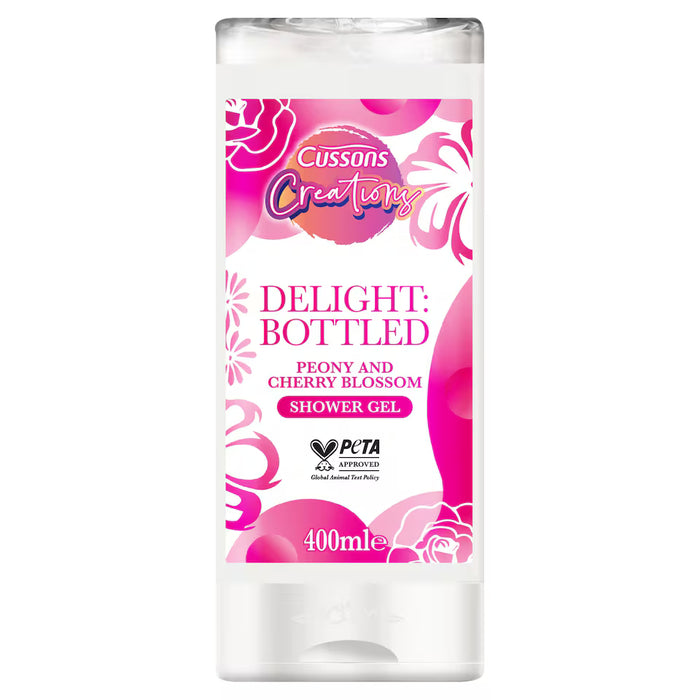 Cussons Creations Delight Peony & Cherry Blossom Shower Gel 400ml
