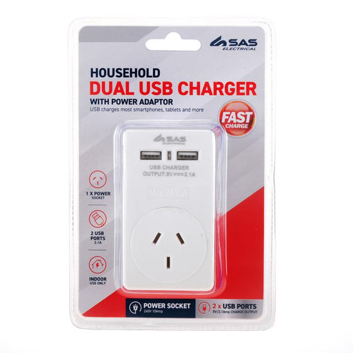 Dual USB Charger Adapter