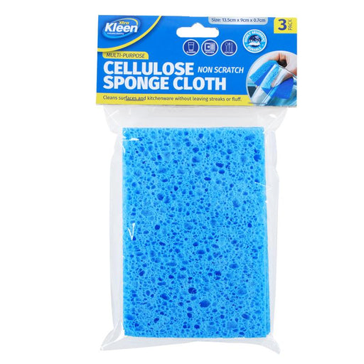 Cellulose Sponges 3 PK