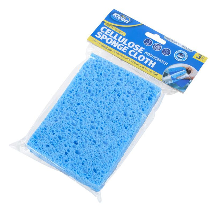 Cellulose Sponges 3 PK
