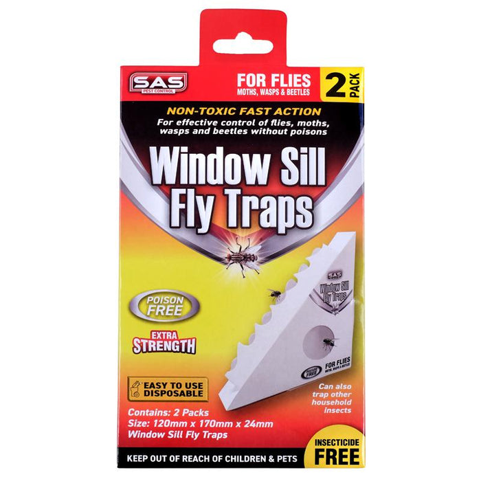 Window Sill Fly Traps 2PK