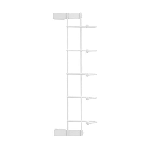 Wire Over The Door Hanger 5 Hooks - White