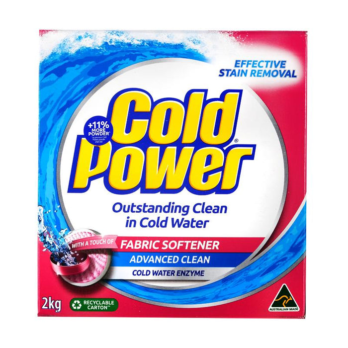 Cold Power Laundry Washing Powder 2KG With Fabric Softener