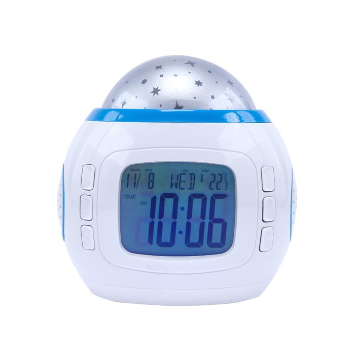 Starry Night Projection Alarm Clock