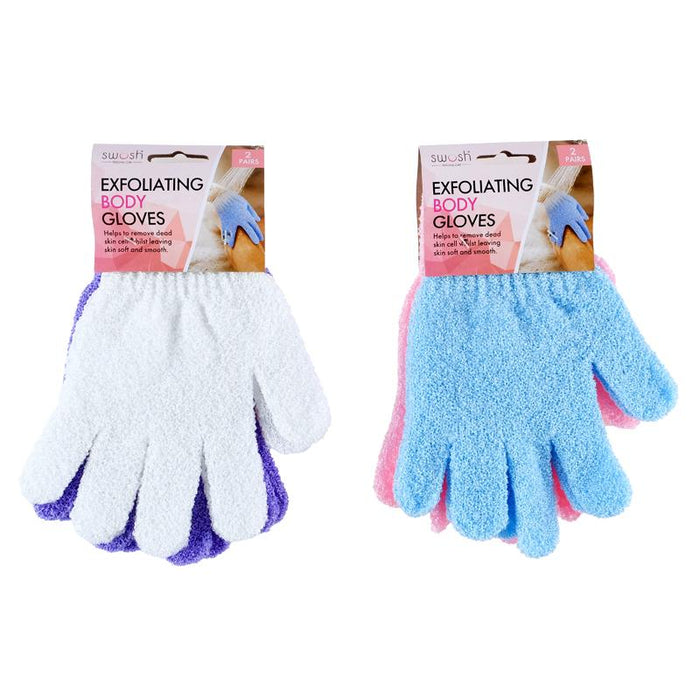 Gloves Exfoliating 2 Pk