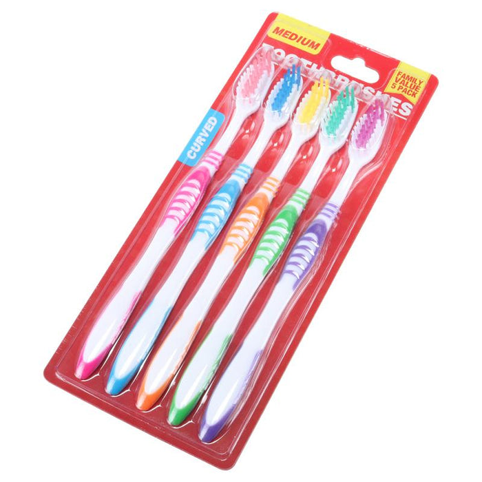 Toothbrush Family 5PK Medium Bristle