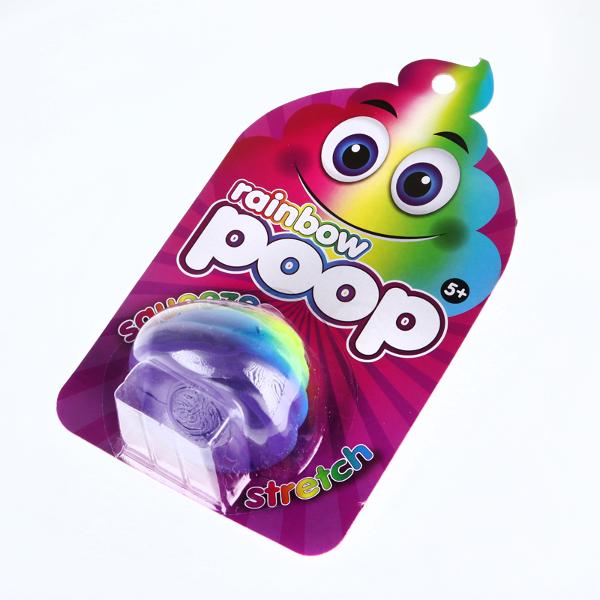 Sensory Squishy Squeeze Stretch Rainbow Poop