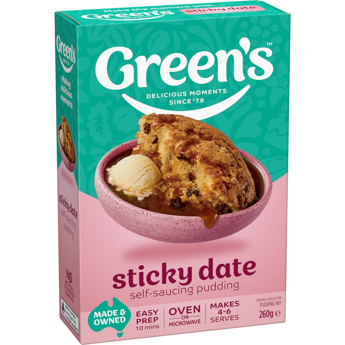 Green's Pudding Traditional Sticky Date 260g