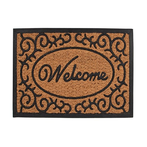 Door Mat - Welcome 60cm x 40cm *** NO POSTAGE AVAILABLE ON THIS ITEM *** Local Delivery Only