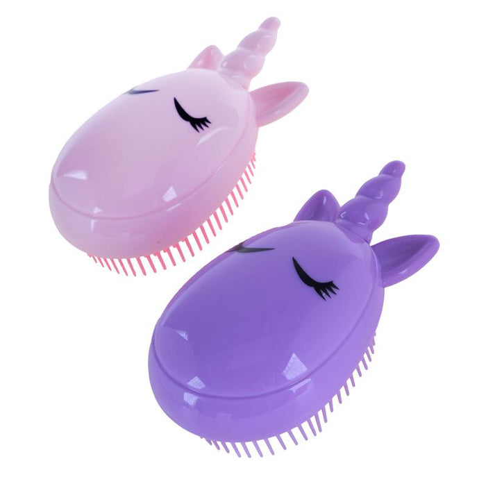 Unicorn Detangling Hair Brush - Assorted Colours