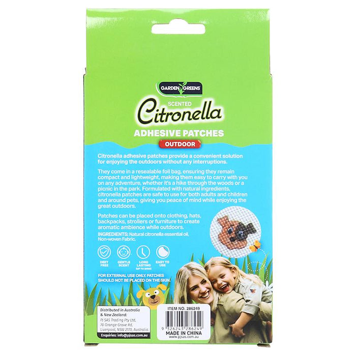 Citronella Fragrance Adhesive Patches 24pk