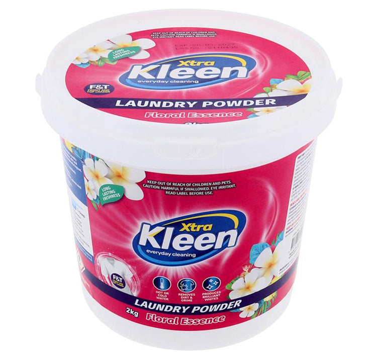 Laundry Washing Powder In Tub with Scoop 2kg Floral Scent