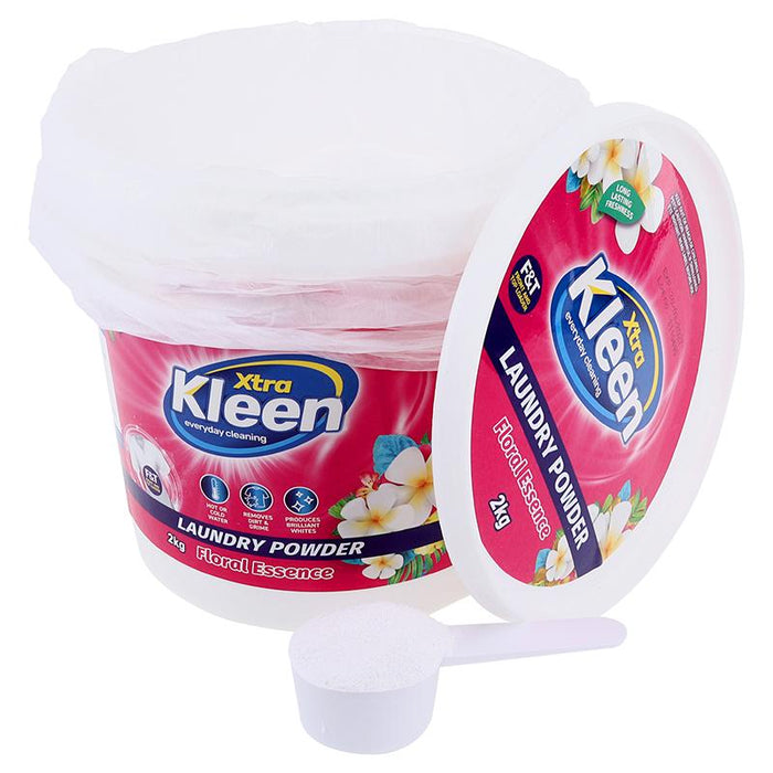 Laundry Washing Powder In Tub with Scoop 2kg Floral Scent