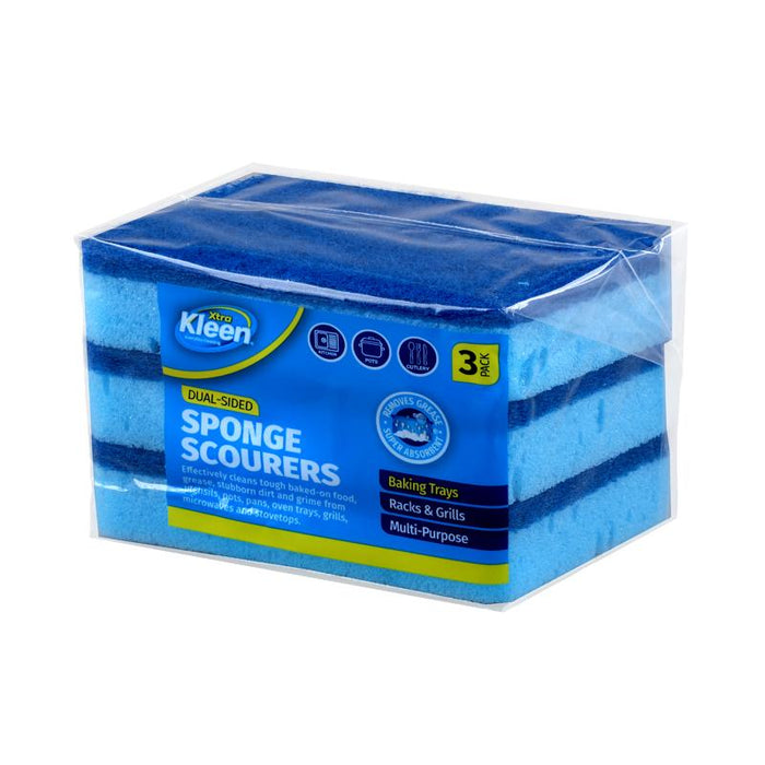 Sponge Scourers 3 Pk