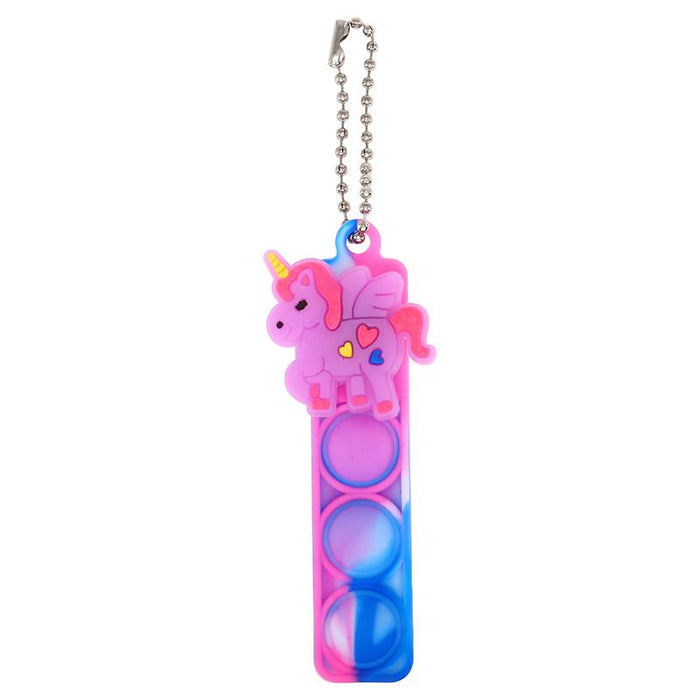 Unicorn Pop Fidget Key Chain Bag Clip