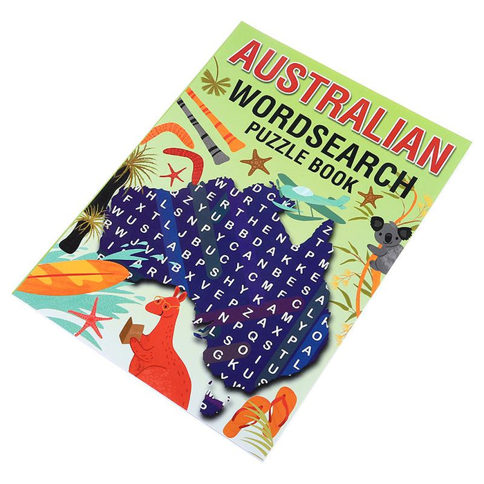 Book Word Search Puzzle Australian Theme 48 Page