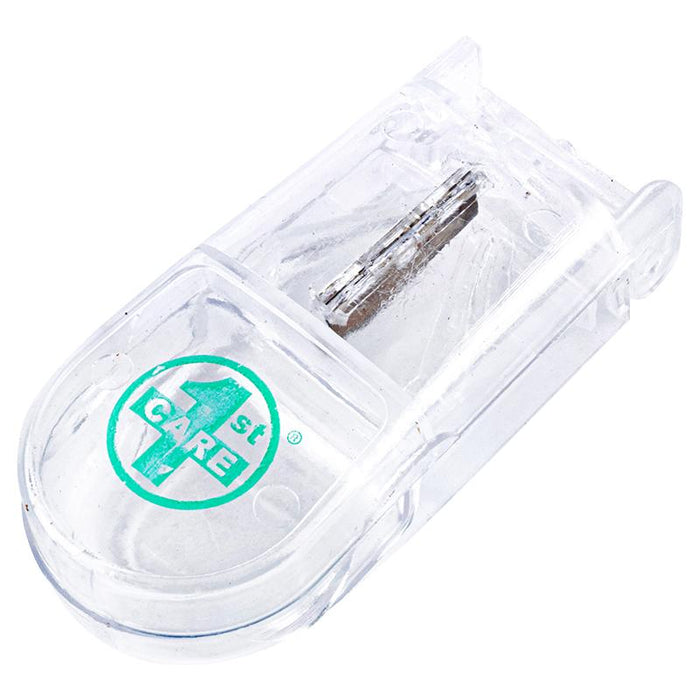 Pill Cutter with Storage - Stainless Steel Blade