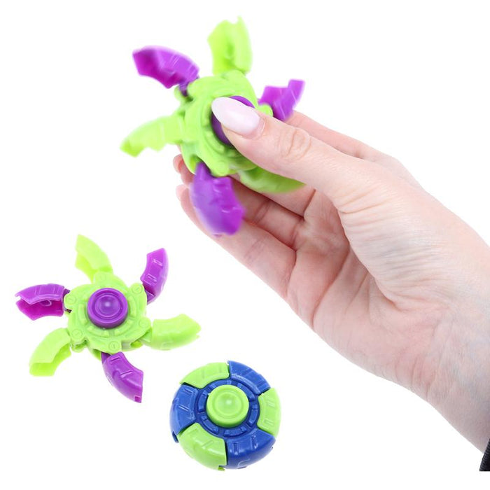 Fidget & Sensory Spinner 2 in 1 Transform & Spin